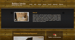 Desktop Screenshot of butor-asztalos.com